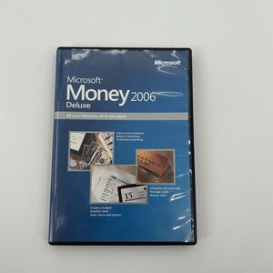 Microsoft Money Deluxe 2006 For Windows Microsoft Fast Shipping